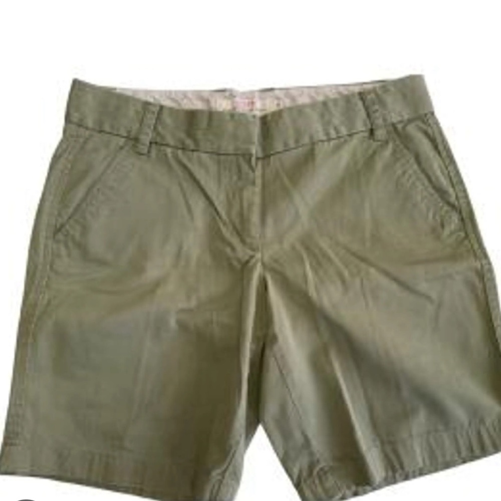 🌞Talbots Olive Green Relaxed Twill Chino Shorts - Size 6